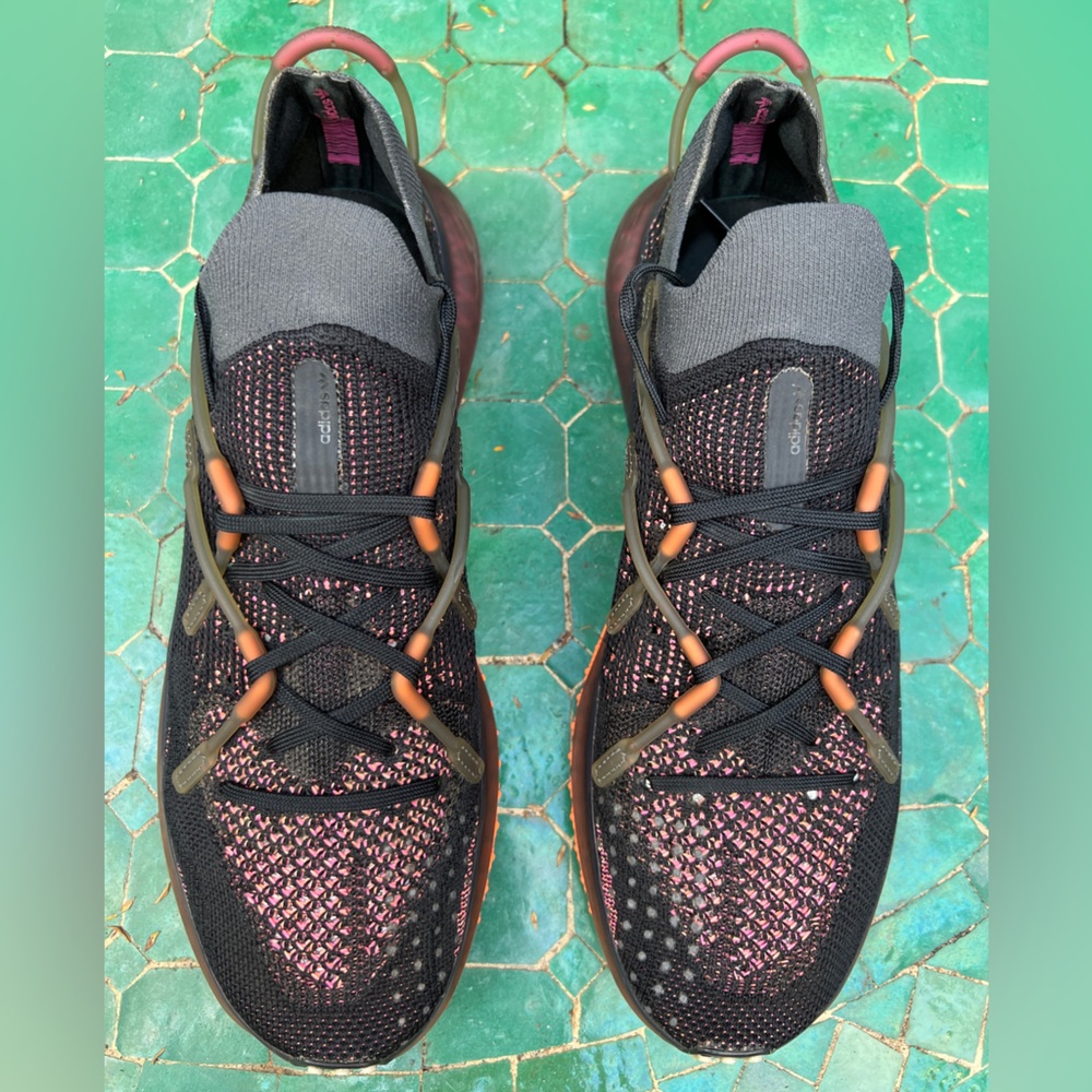 Adidas 4d Fusio sneakers. Color, black orange
 Pink, size 11 1/2